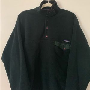 Patagonia Synchilla Snap-T Pullover - Forest Green